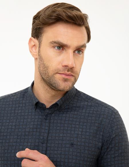 Lacivert Slim Fit Gömlek - 50209599022