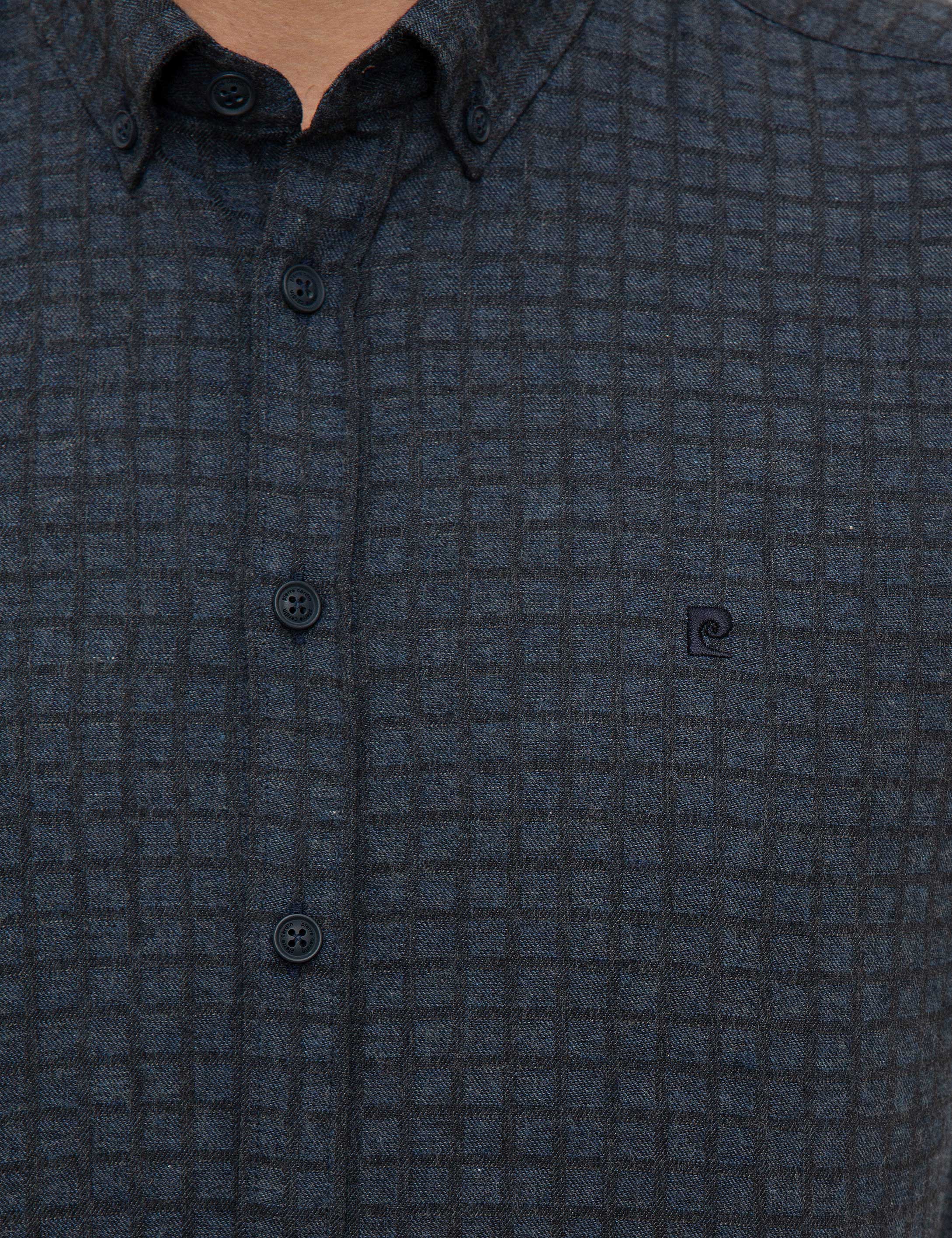 Lacivert Slim Fit Gömlek