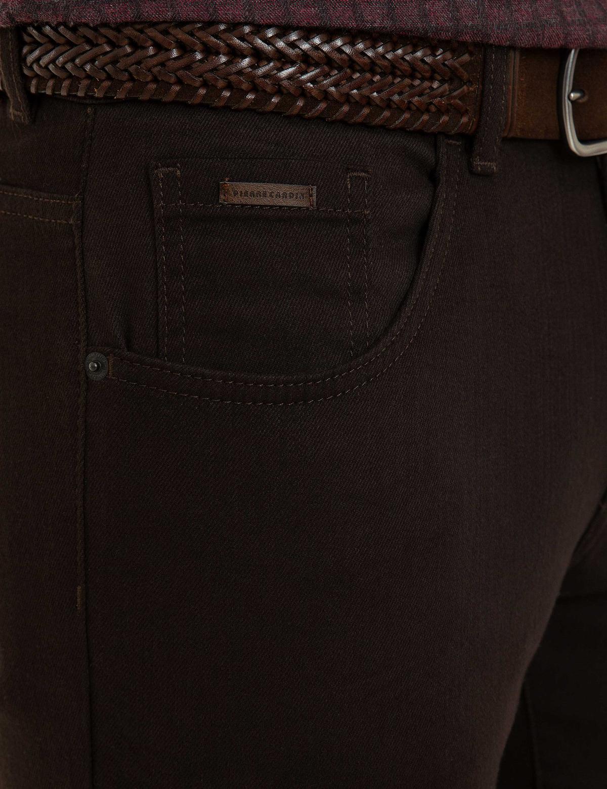 Kahverengi Slim Fit Denim Pantolon - 50211304203