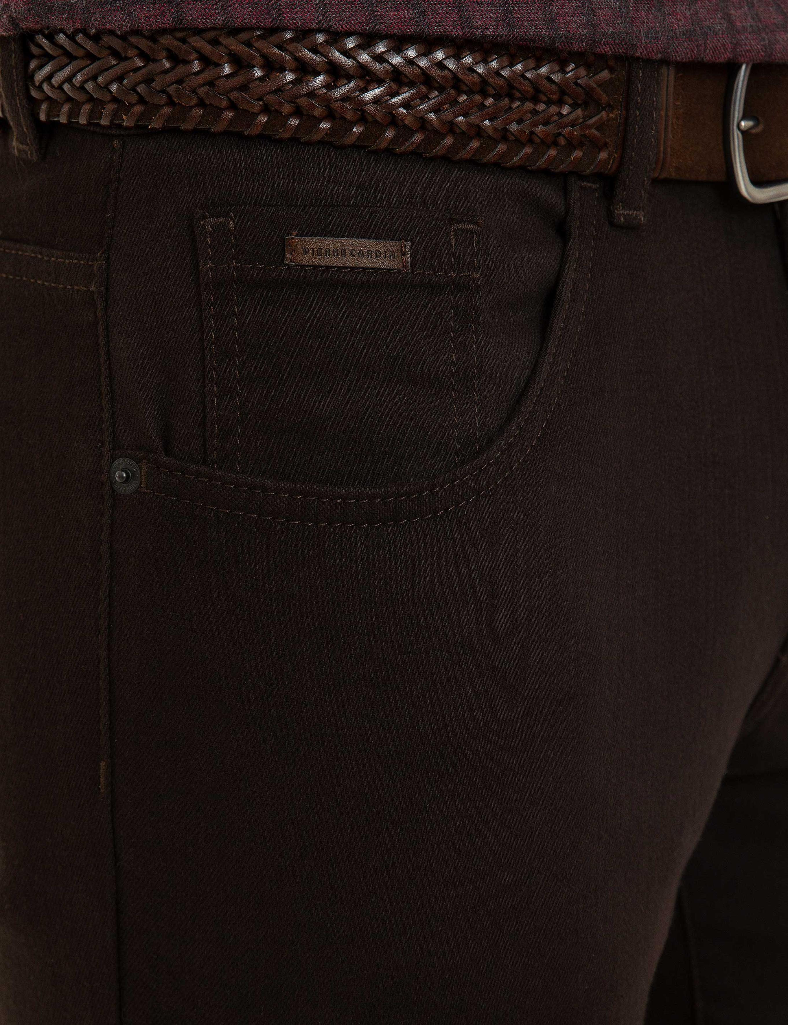 Kahverengi Slim Fit Denim Pantolon