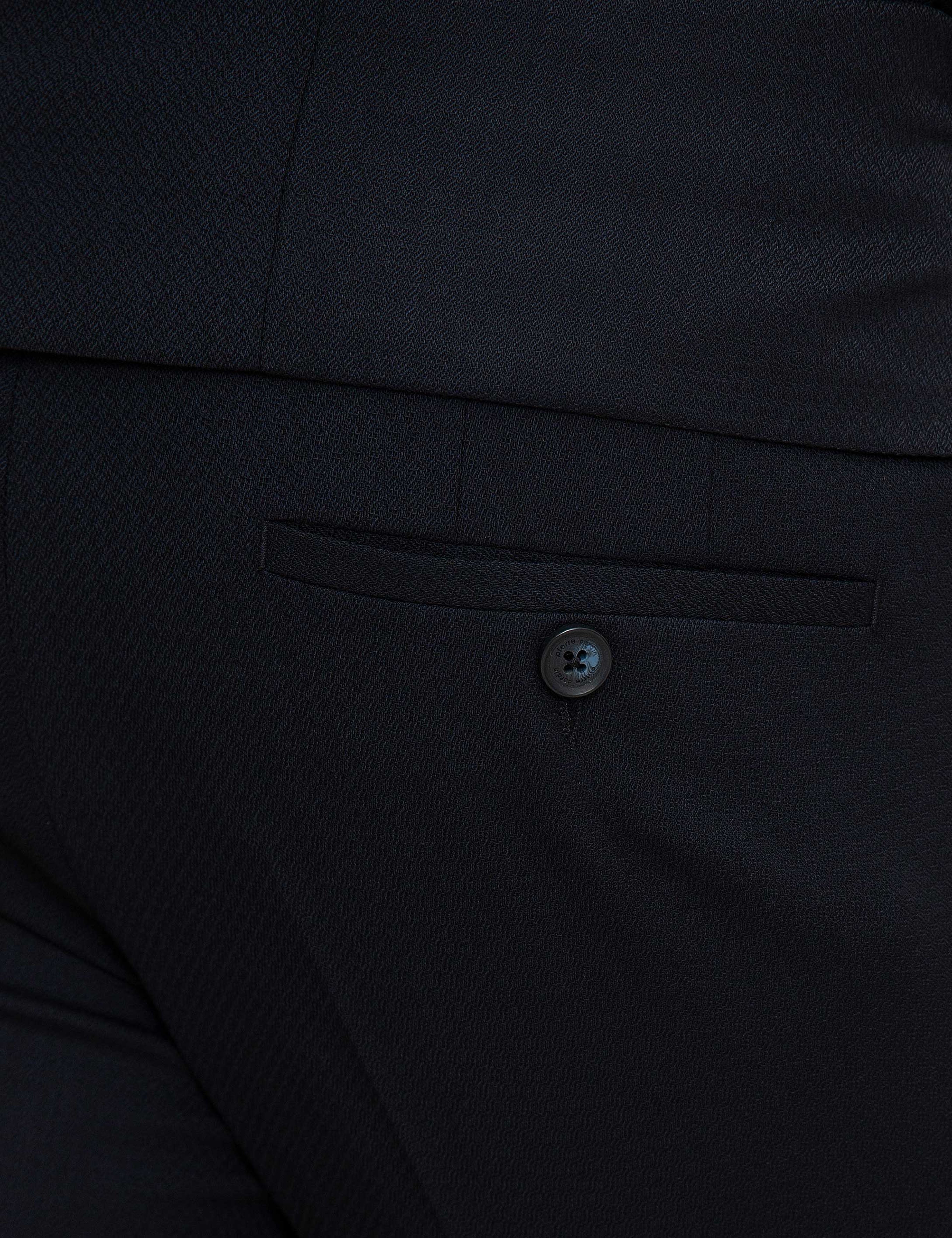 Lacivert Slim Fit Takım Elbise - Image 5