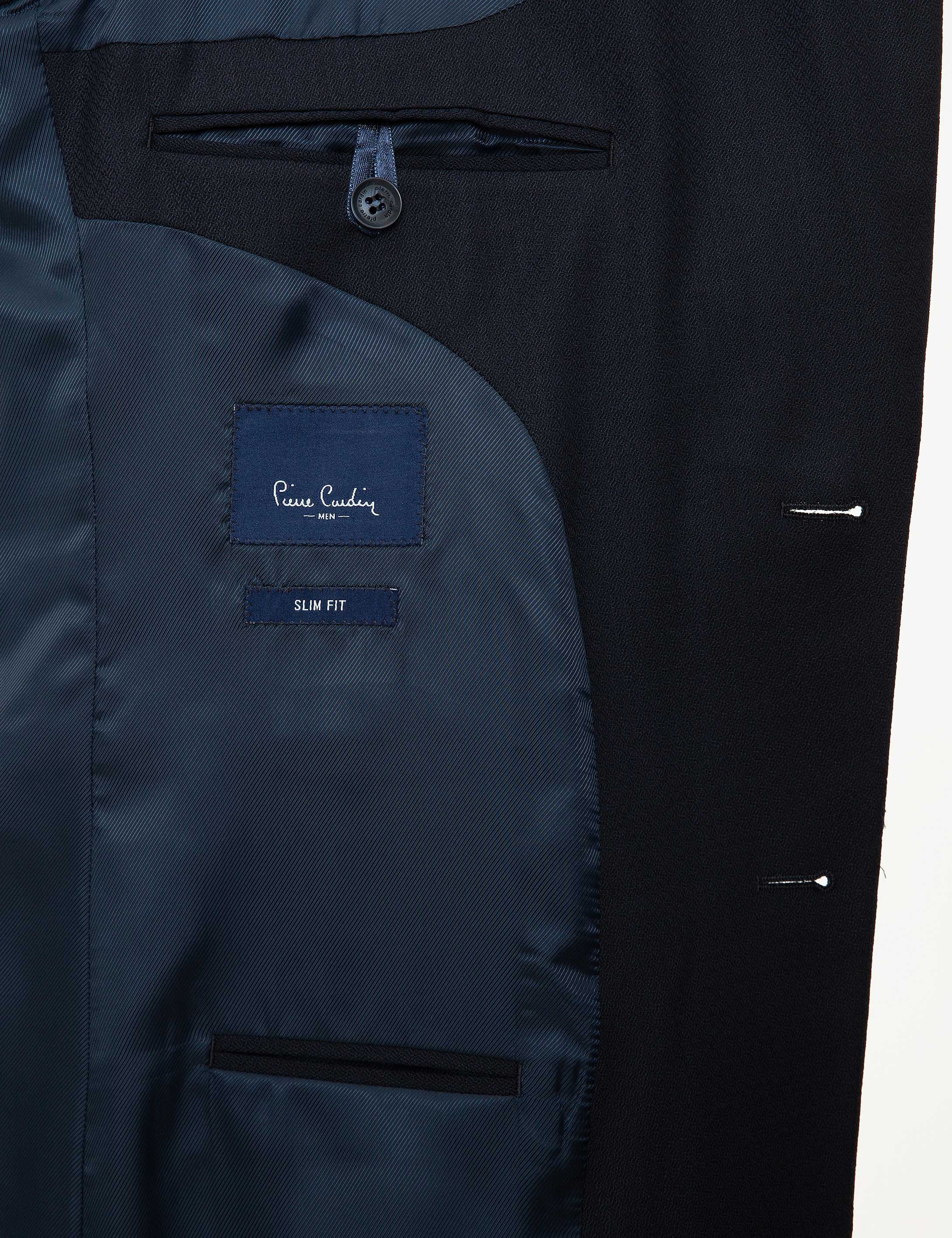 Lacivert Slim Fit Takım Elbise - Image 6