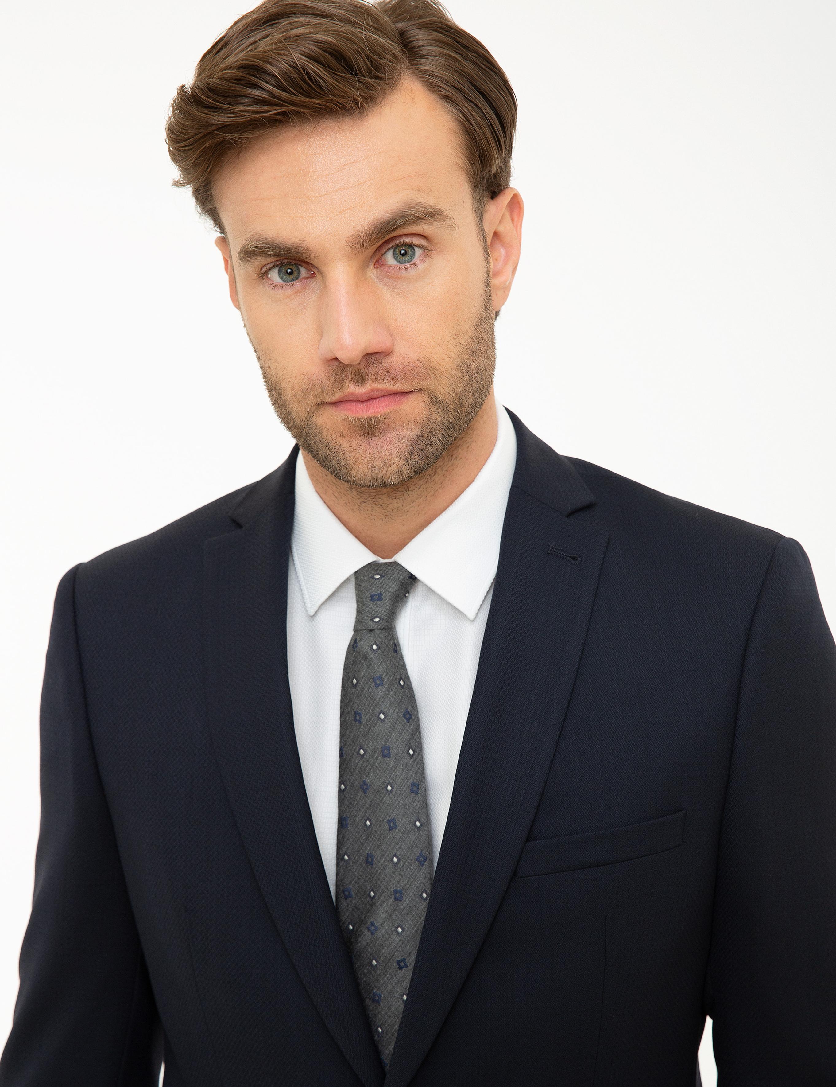 Lacivert Slim Fit Takım Elbise