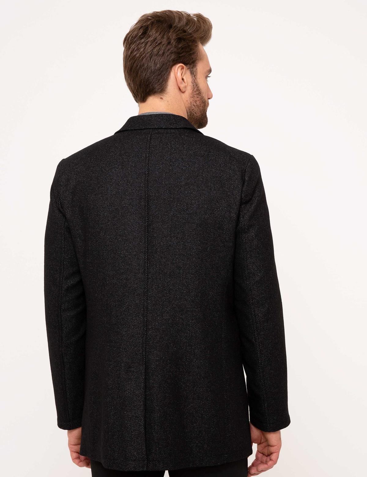 Siyah Slim Fit Kaban - 50209949005