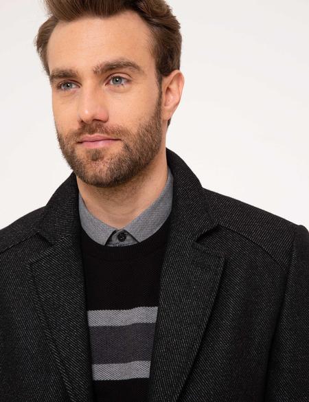 Siyah Slim Fit Kaban - 50209949005