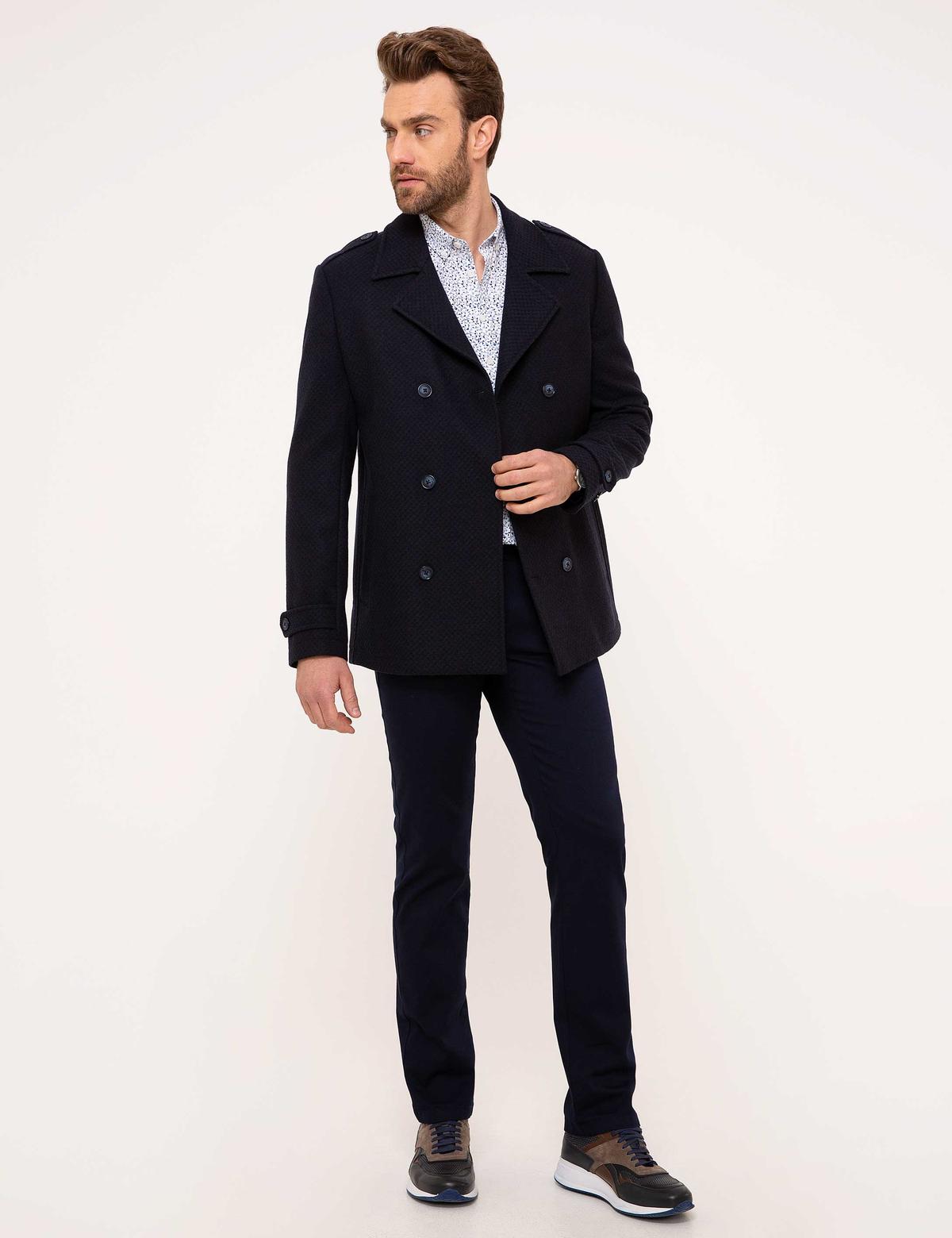 Lacivert Slim Fit Kaban - 50209954004