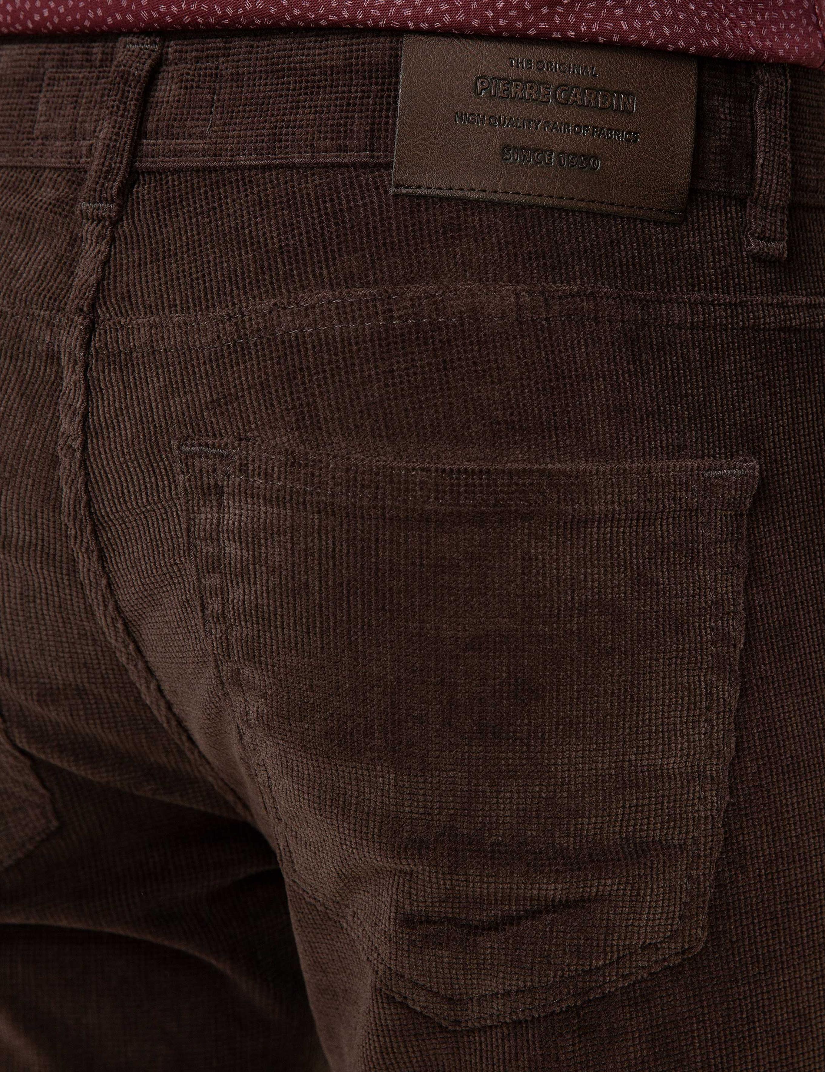 Kahverengi Slim Fit Kanvas Pantolon