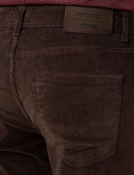 Kahverengi Slim Fit Kanvas Pantolon - 50210034097