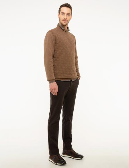 Kahverengi Regular Fit Chino Pantolon - 50210372017
