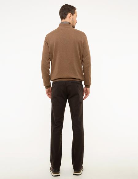 Kahverengi Regular Fit Chino Pantolon - 50210372017