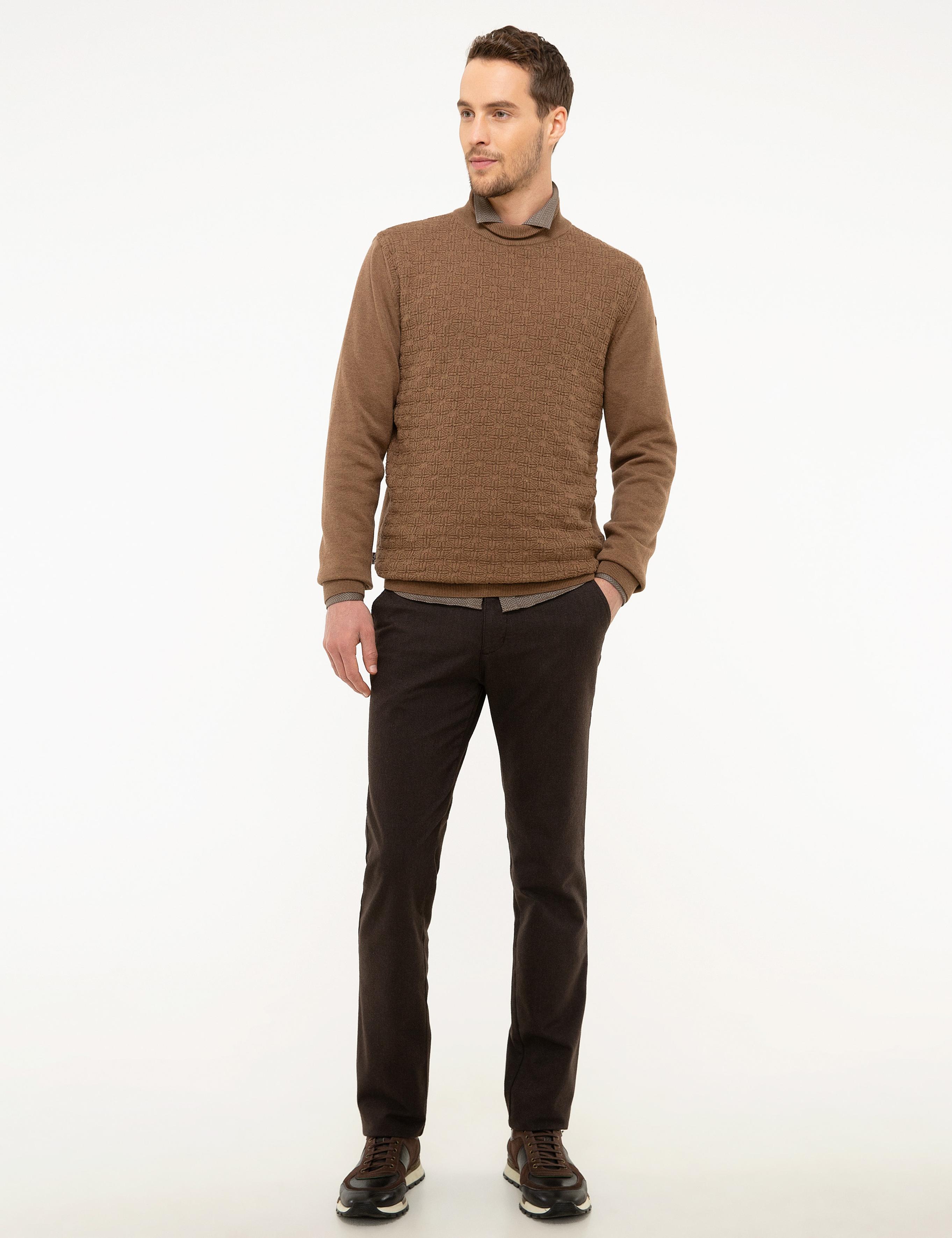 Kahverengi Regular Fit Chino Pantolon