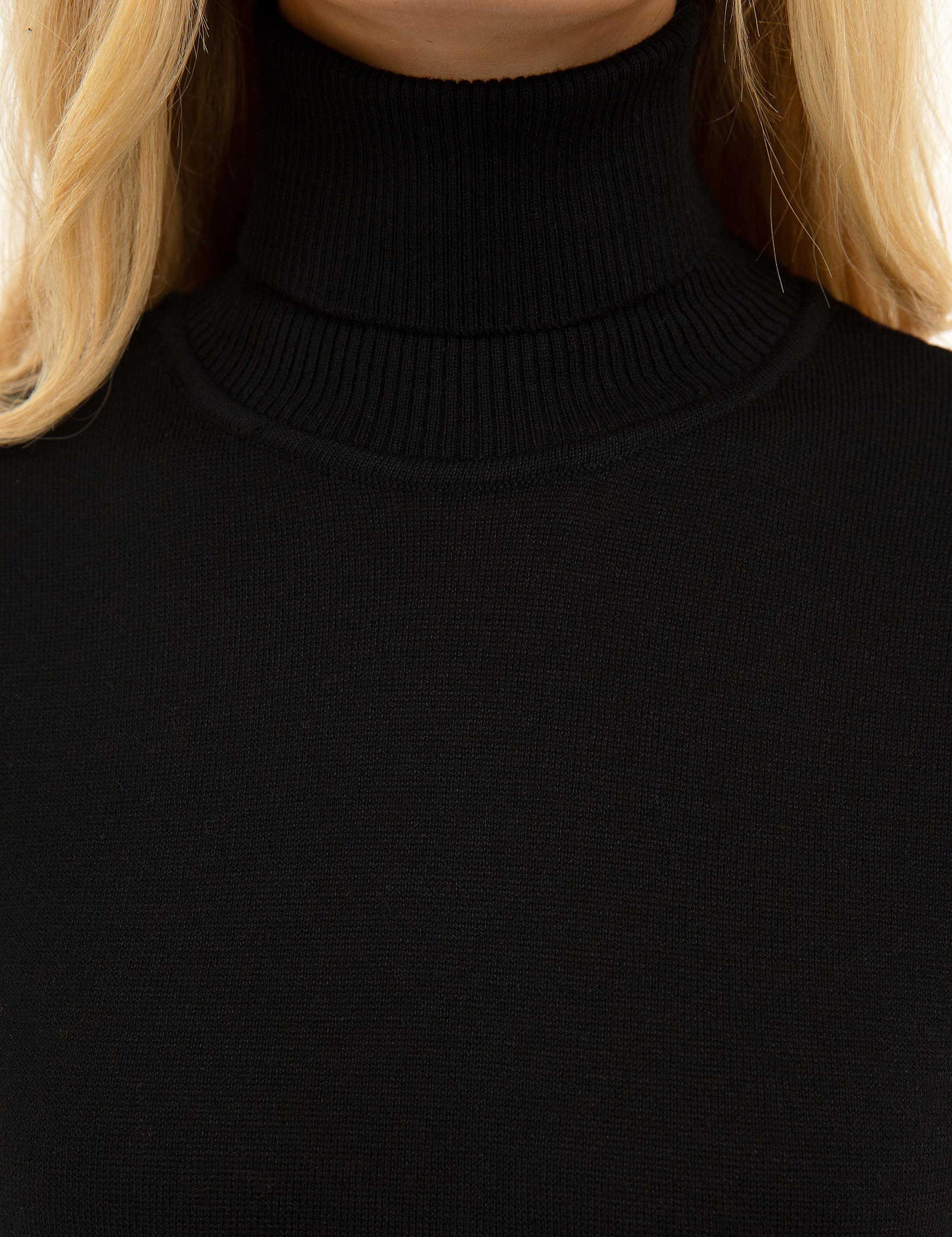 Siyah Slim Fit Kazak