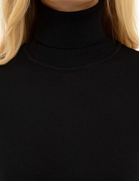 Siyah Slim Fit Kazak - 50210416056