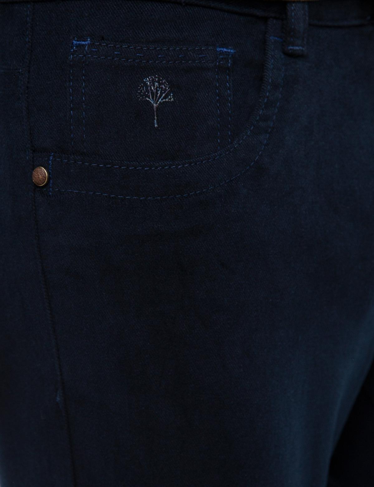 Lacivert Slim Fit Chino Pantolon - 50213635034