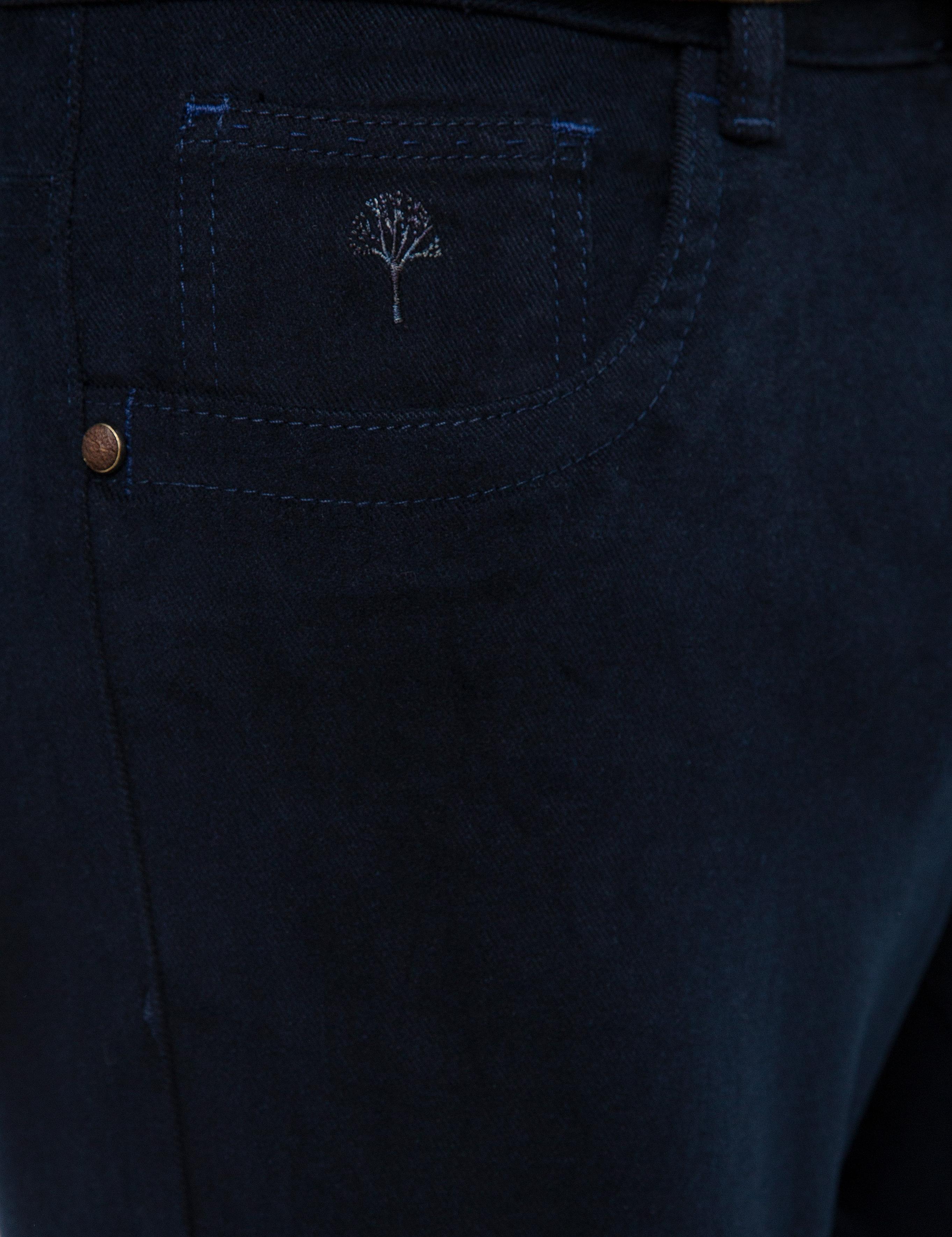 Lacivert Slim Fit Chino Pantolon