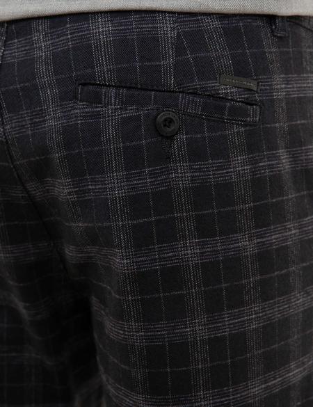 Lacivert Slim Fit Kanvas Pantolon - 50208950013