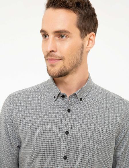 Gri Slim Fit Gömlek - 50209270001
