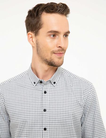 Gri Slim Fit Gömlek - 50209271010