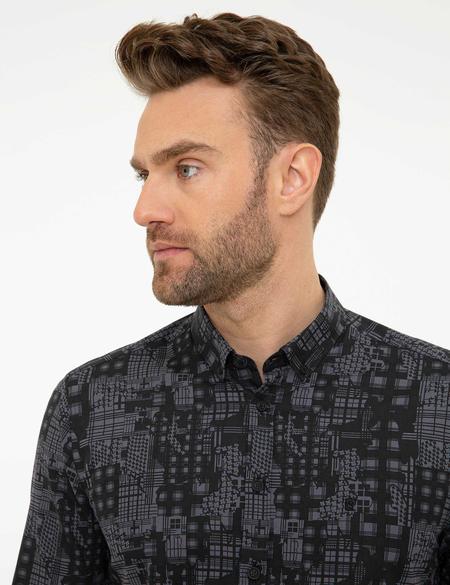Siyah Slim Fit Gömlek - 50209578001