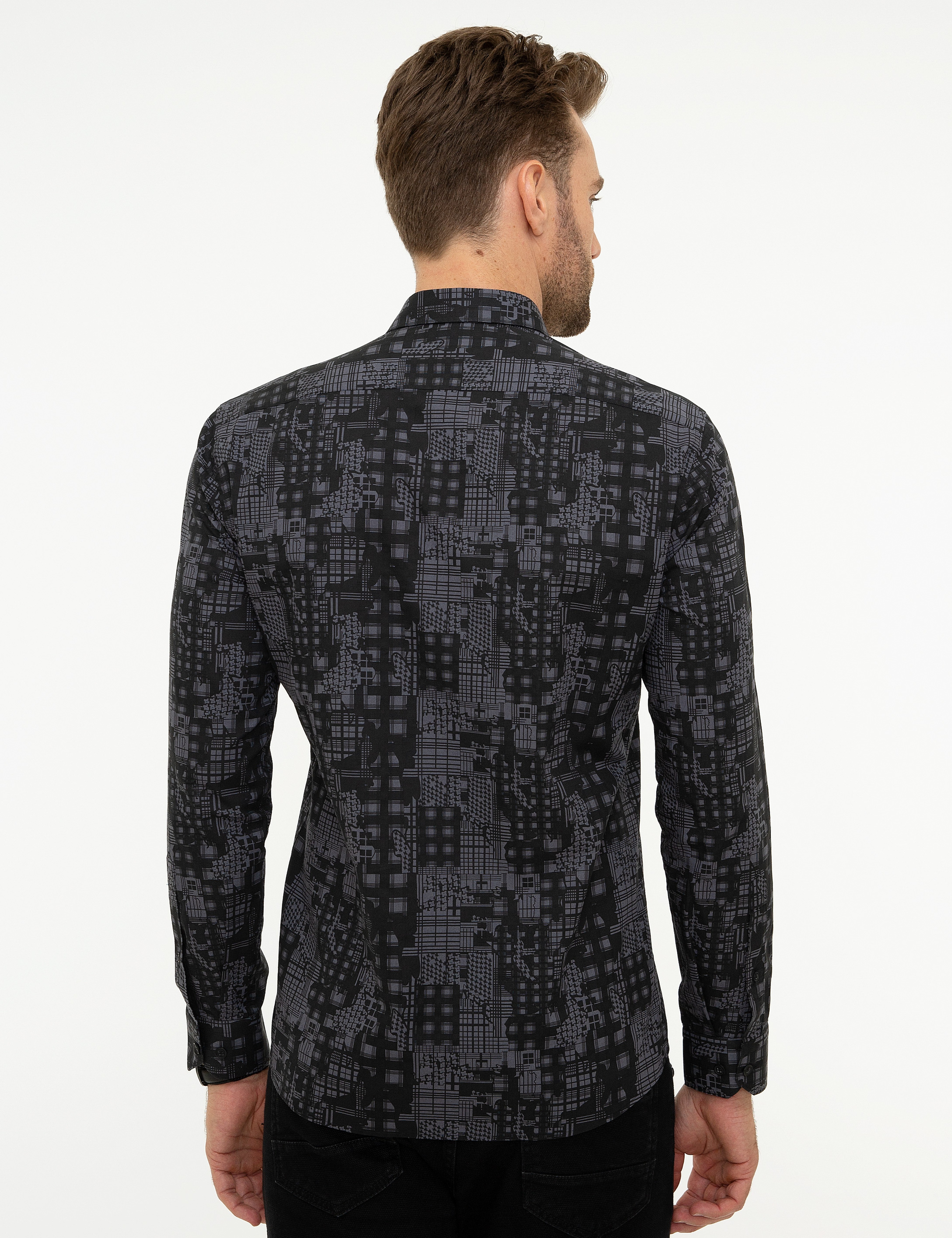 Siyah Slim Fit Gömlek