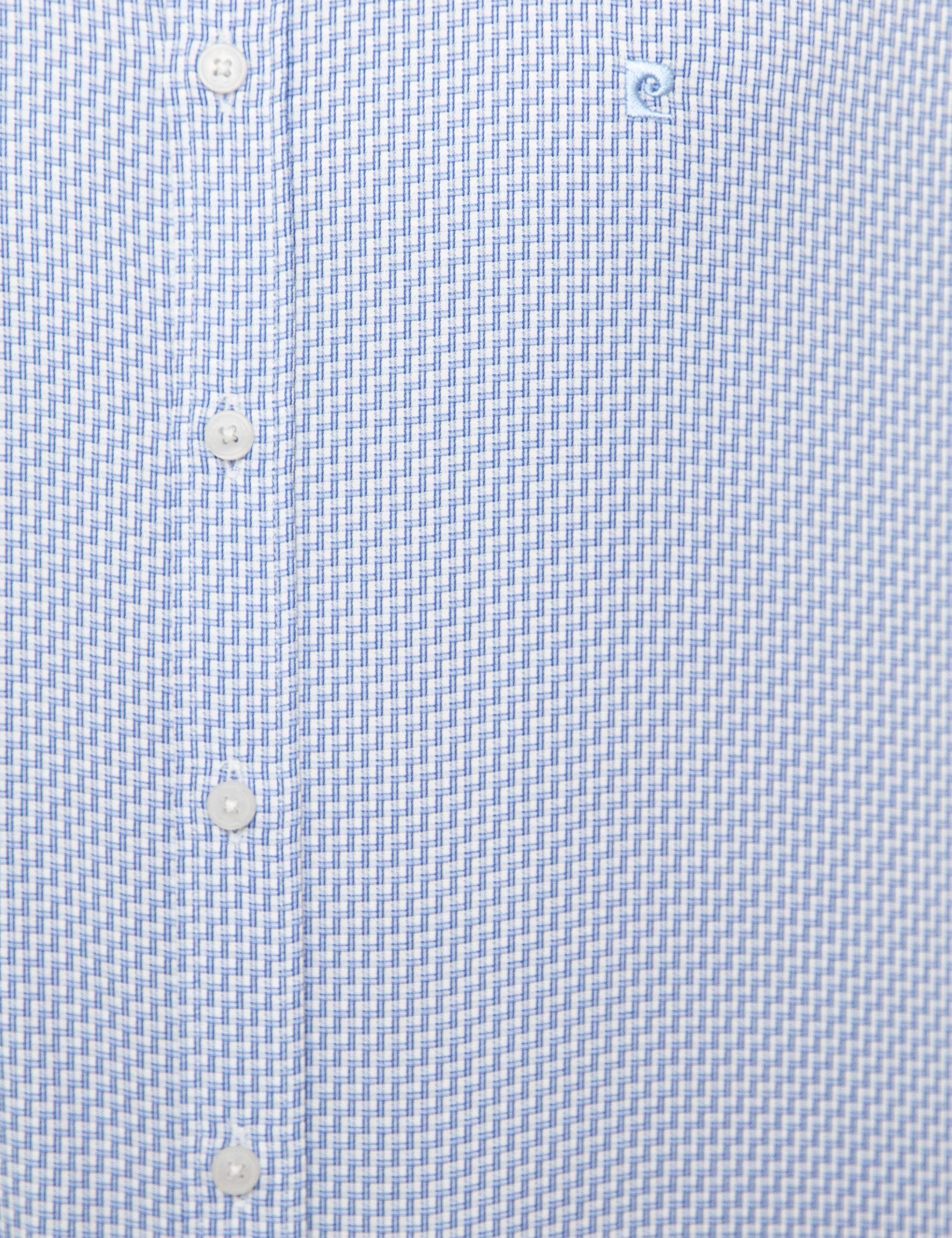 Mavi Slim Fit Gömlek - Image 4