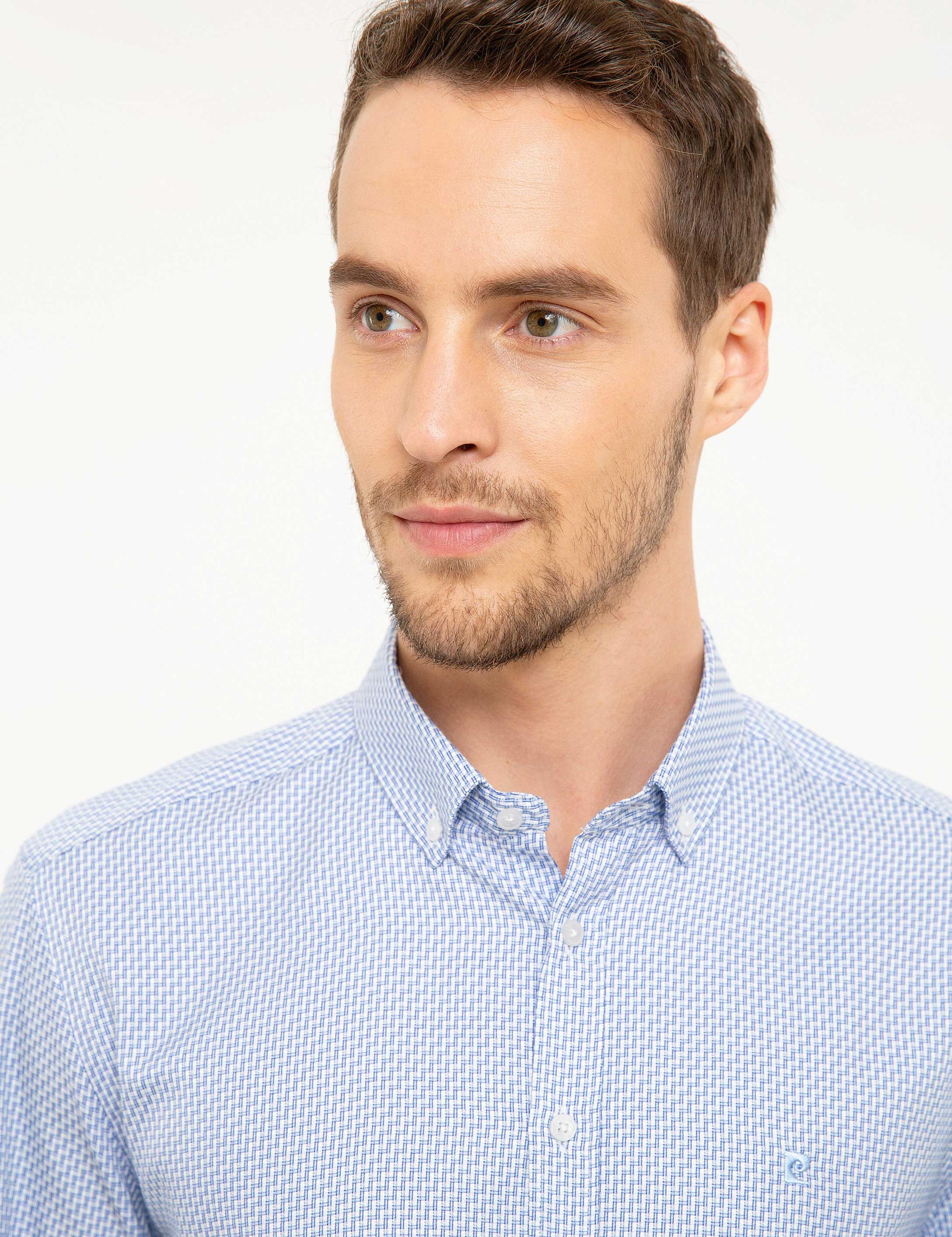 Mavi Slim Fit Gömlek