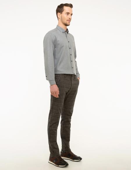 Kahverengi Slim Fit Chino Pantolon - 50209788032