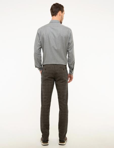 Kahverengi Slim Fit Chino Pantolon - 50209788032