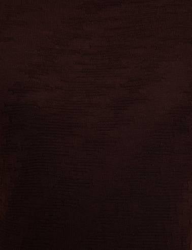Bordo Slim Fit Triko Kazak