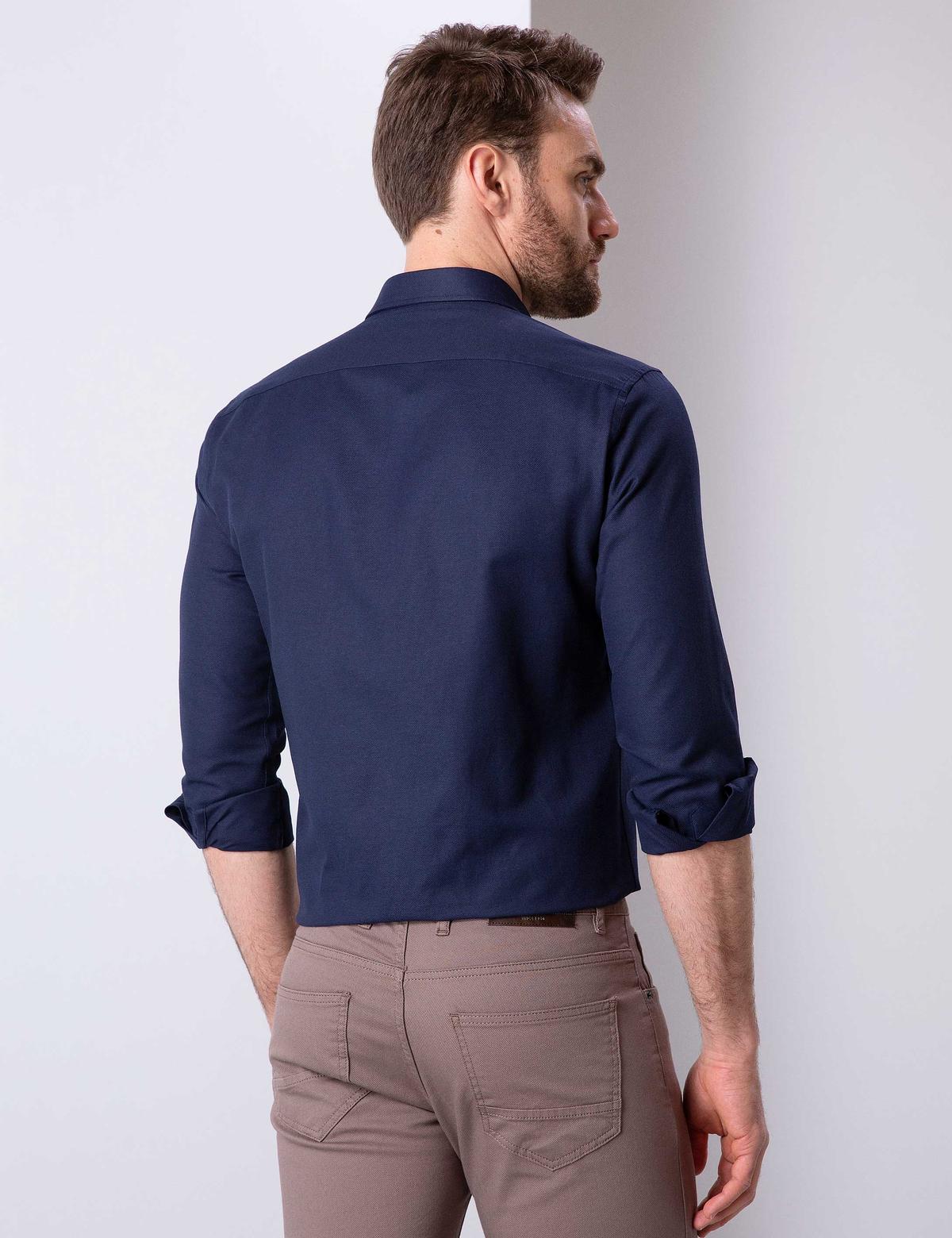 Lacivert Slim Fit Gömlek - 50210019052