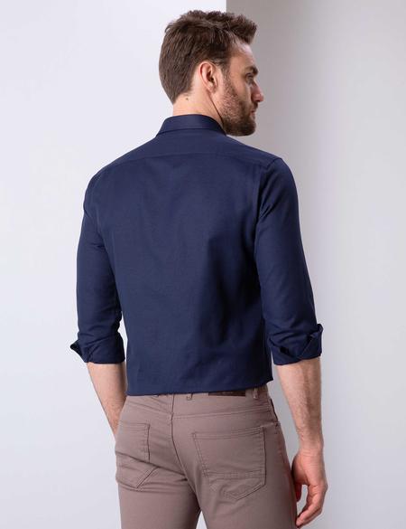 Lacivert Slim Fit Gömlek - 50210019052