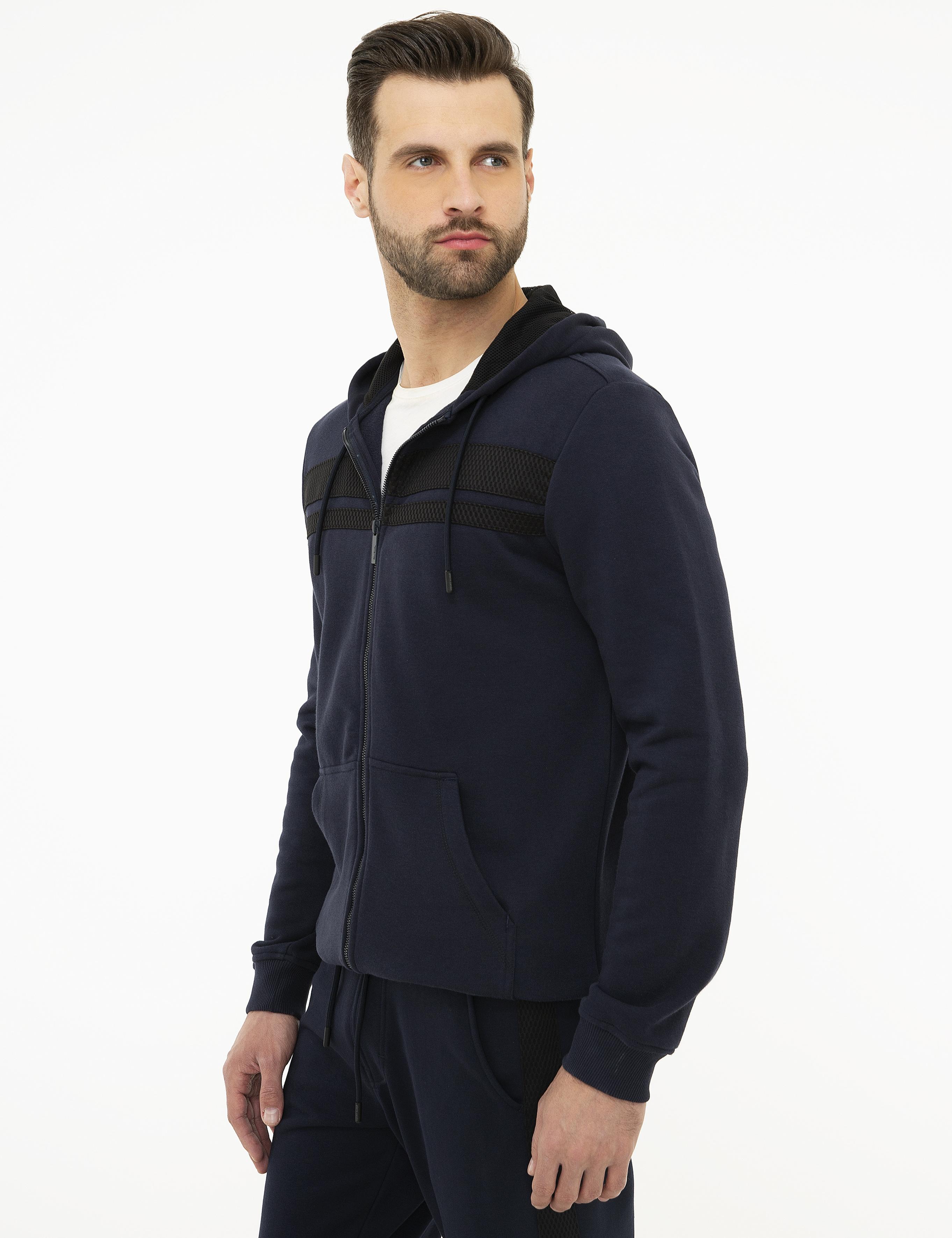 Lacivert Regular Fit Sweatshirt