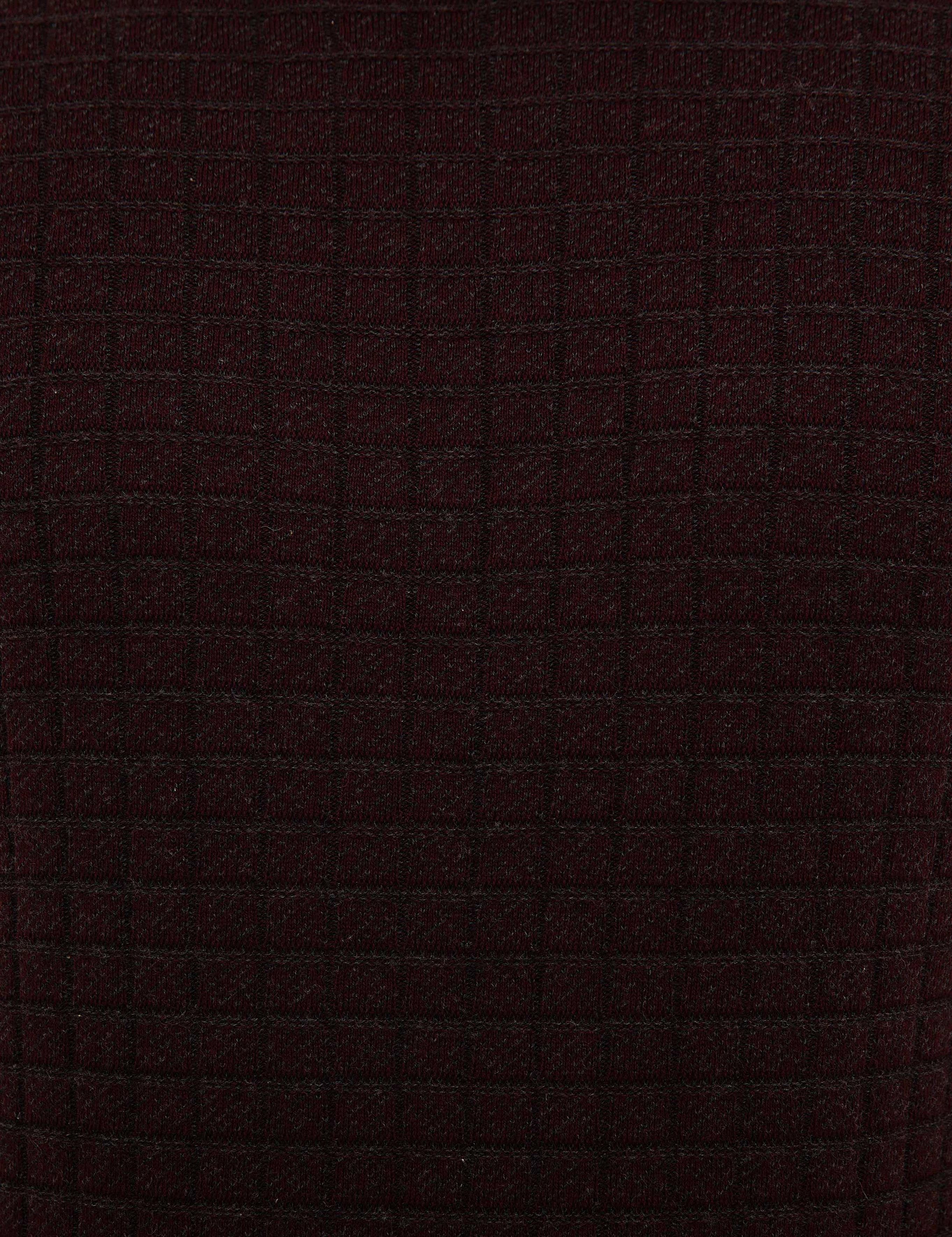 Bordo Slim Fit Triko Kazak