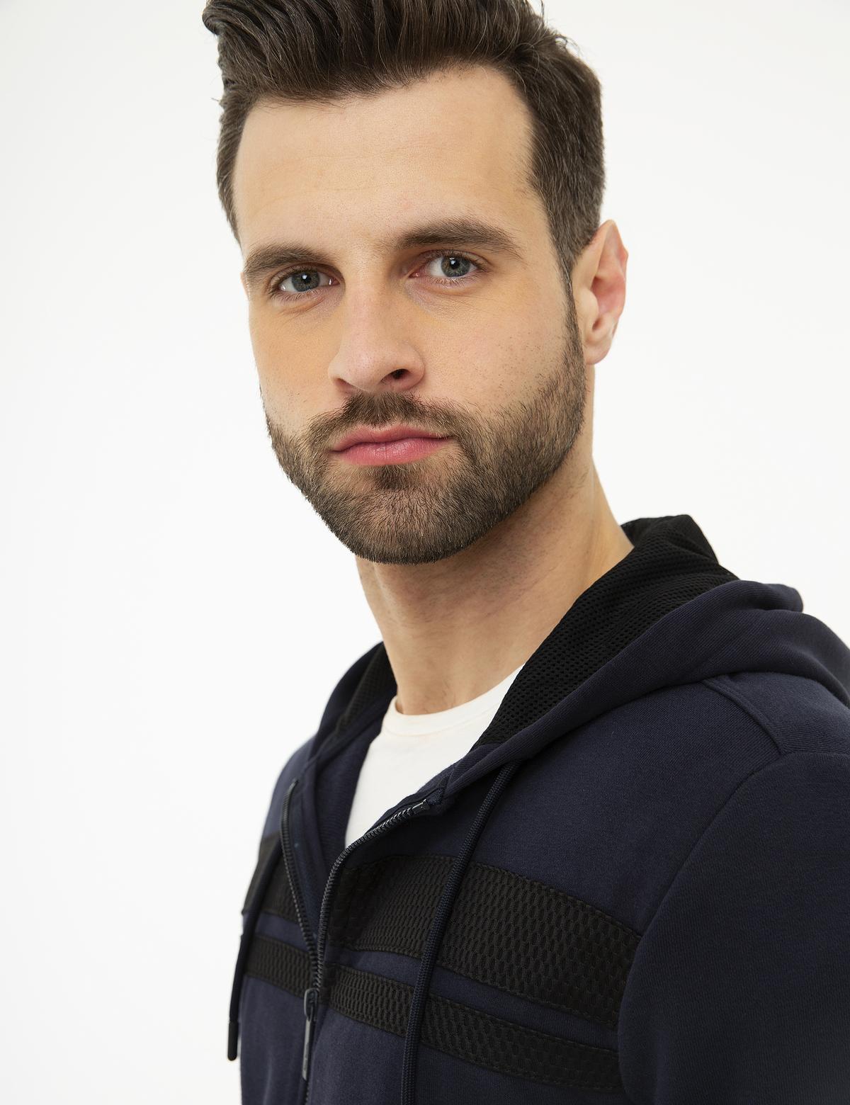 Lacivert Regular Fit Sweatshirt - 50210607009