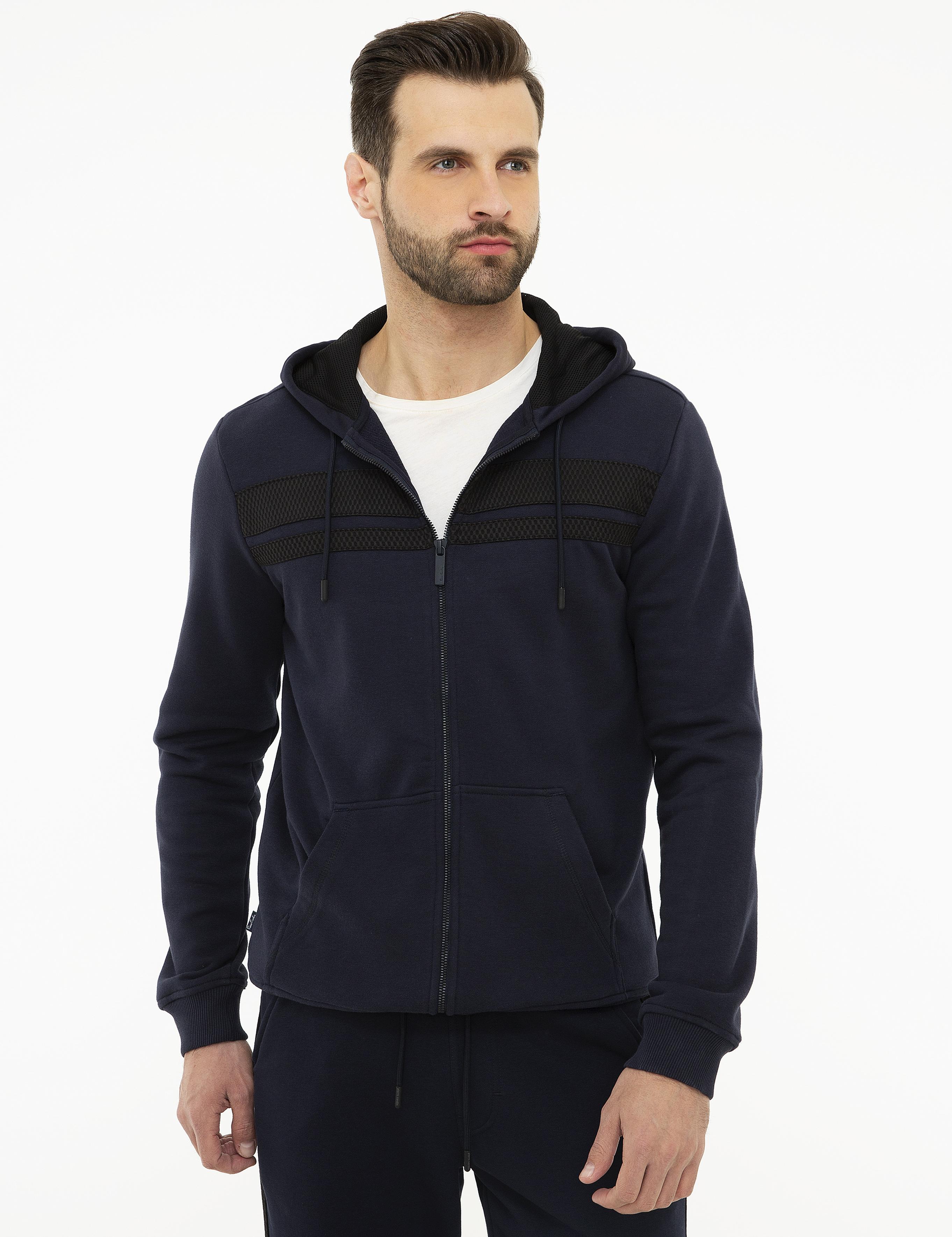 Lacivert Regular Fit Sweatshirt