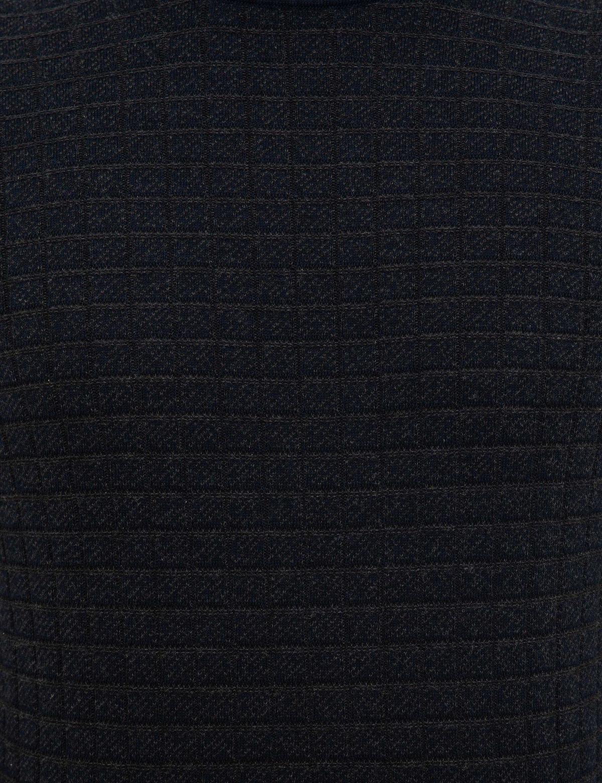 Koyu Lacivert Slim Fit Balıkçı Yaka Triko Kazak - 50210685037