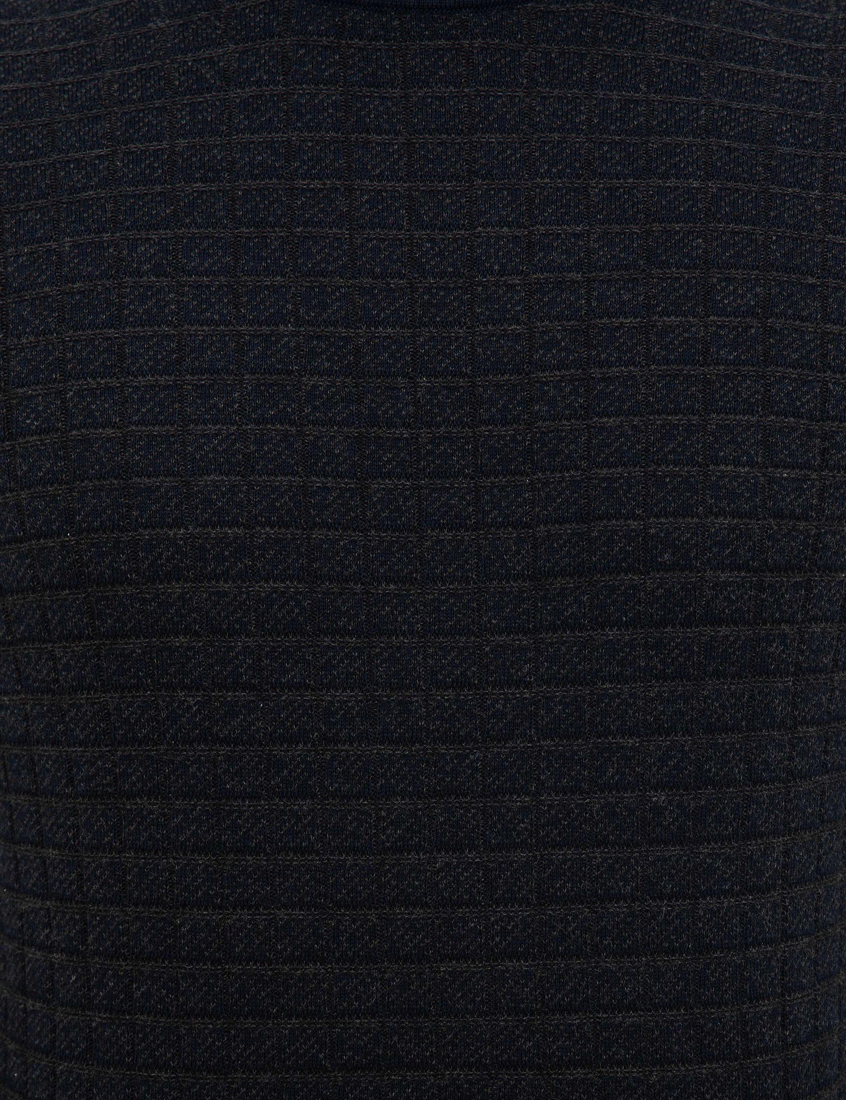 Koyu Lacivert Slim Fit Balıkçı Yaka Triko Kazak