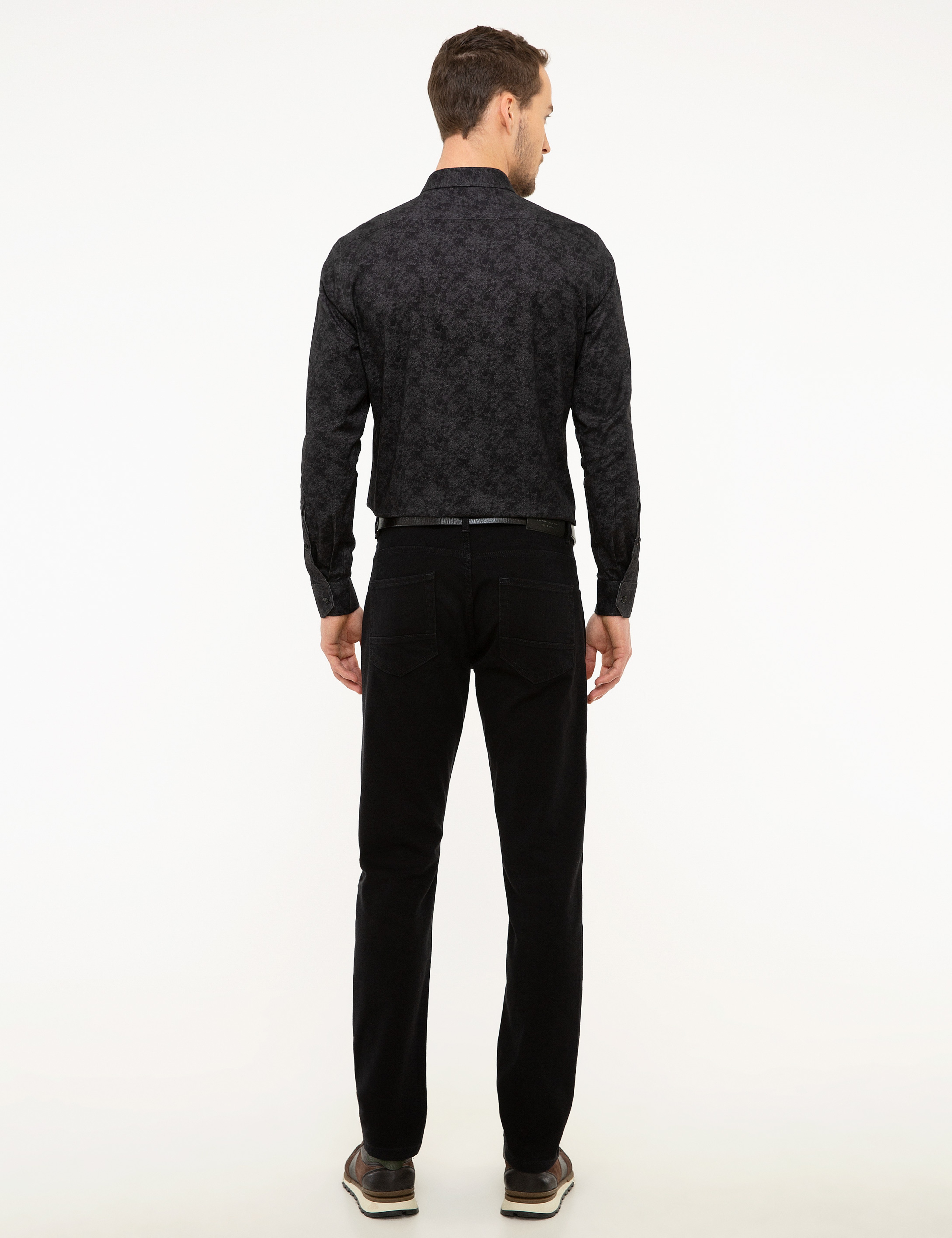 Siyah Slim Fit Jean Pantolon