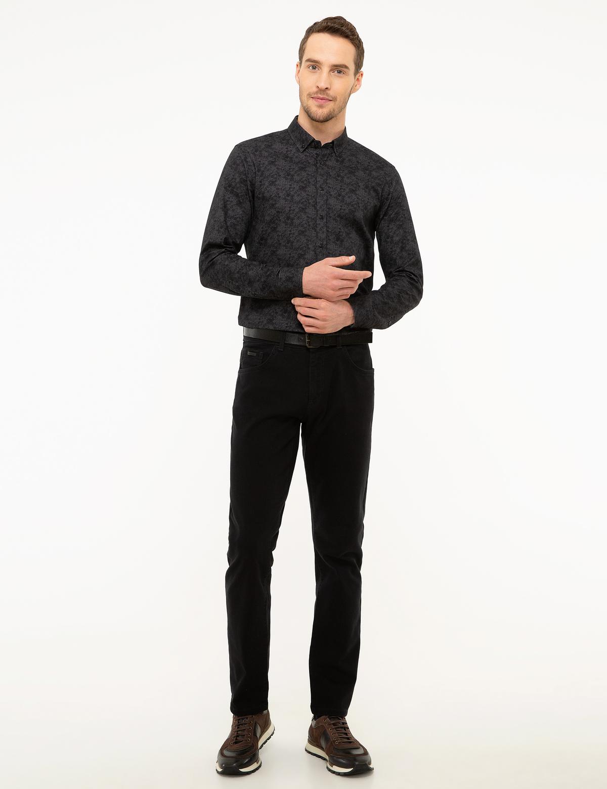 Siyah Slim Fit Jean Pantolon