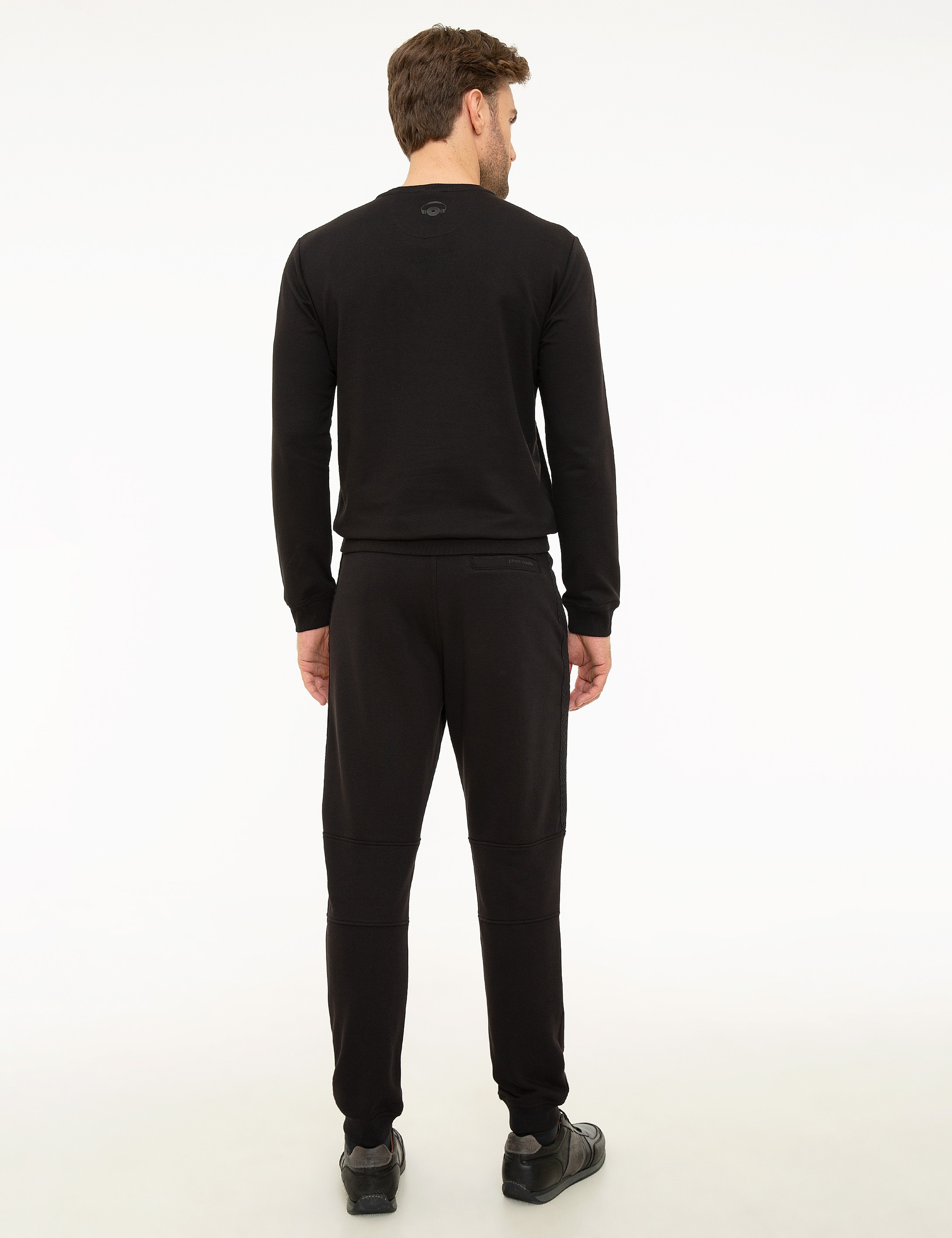 Siyah Slim Fit Eşofman Altı - Image 3