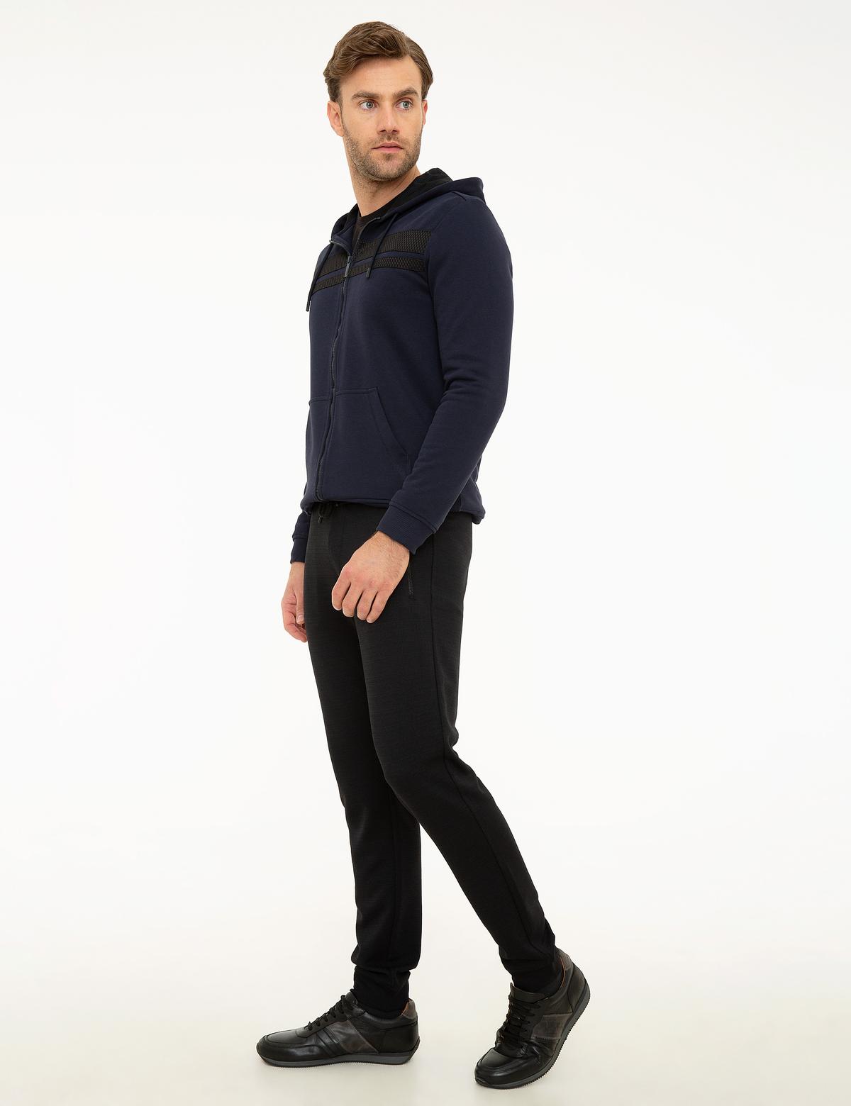 Siyah Standart Fit Eşofman Altı - 50213160011