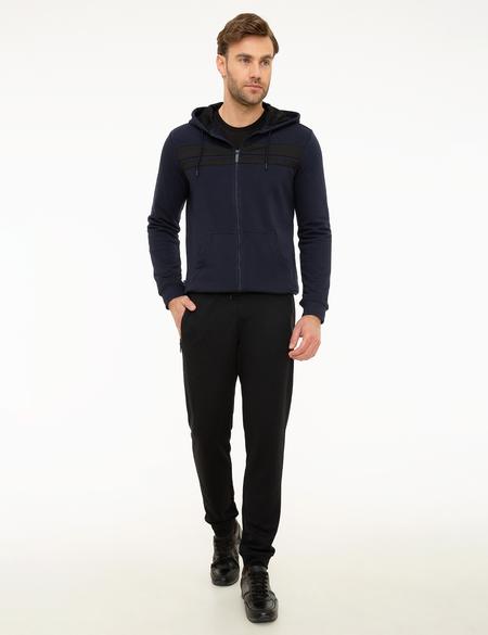 Siyah Standart Fit Eşofman Altı - 50213160011