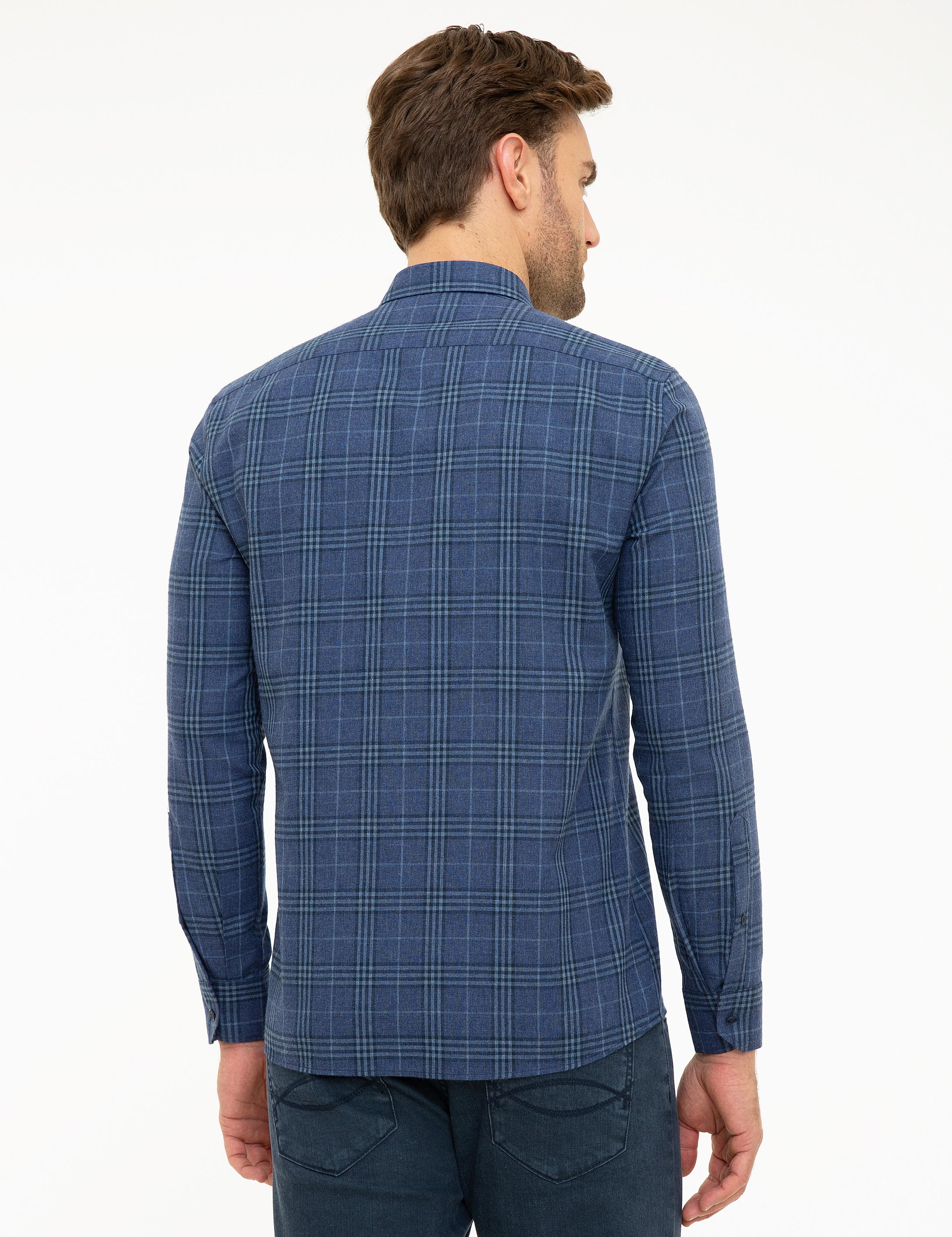 Lacivert Regular Fit Gömlek