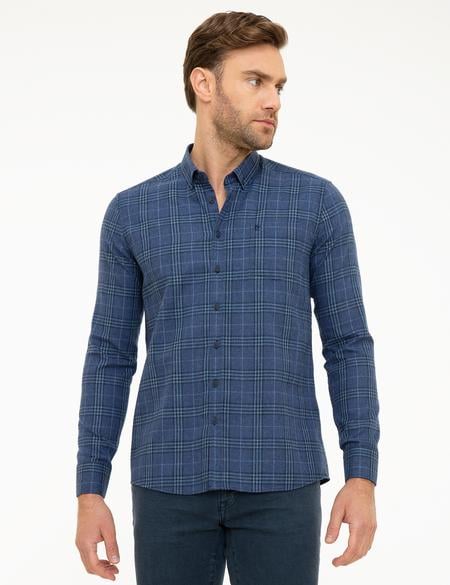 Lacivert Regular Fit Gömlek - 50209657011