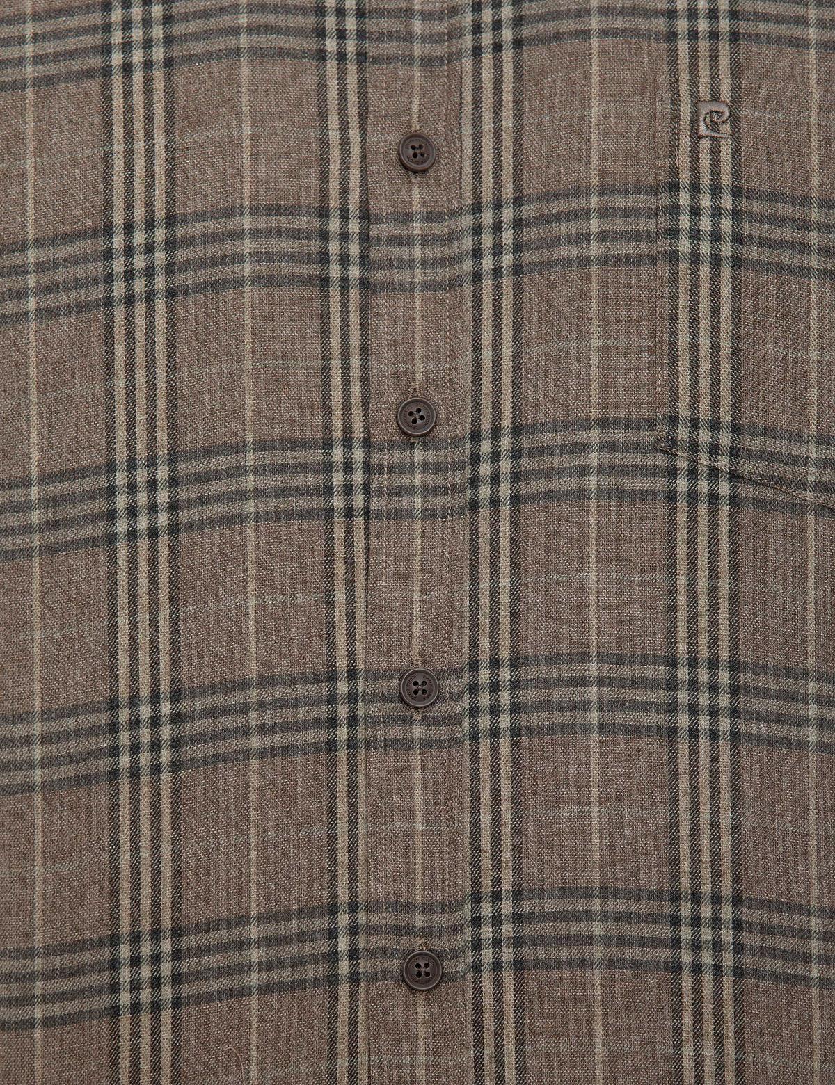 Kahverengi Regular Fit Gömlek - 50209657051