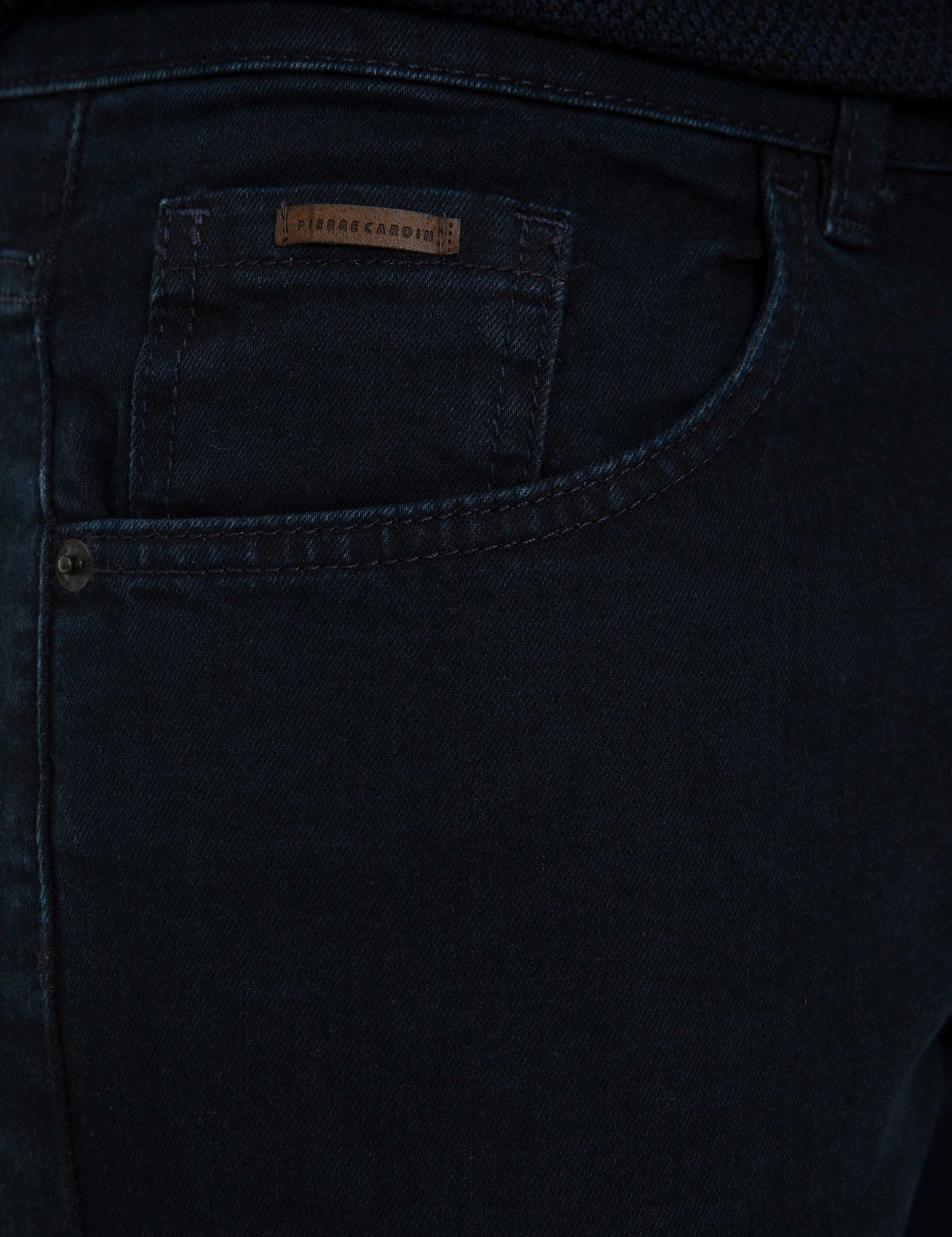 Lacivert Slim Fit Jean Pantolon - Image 4