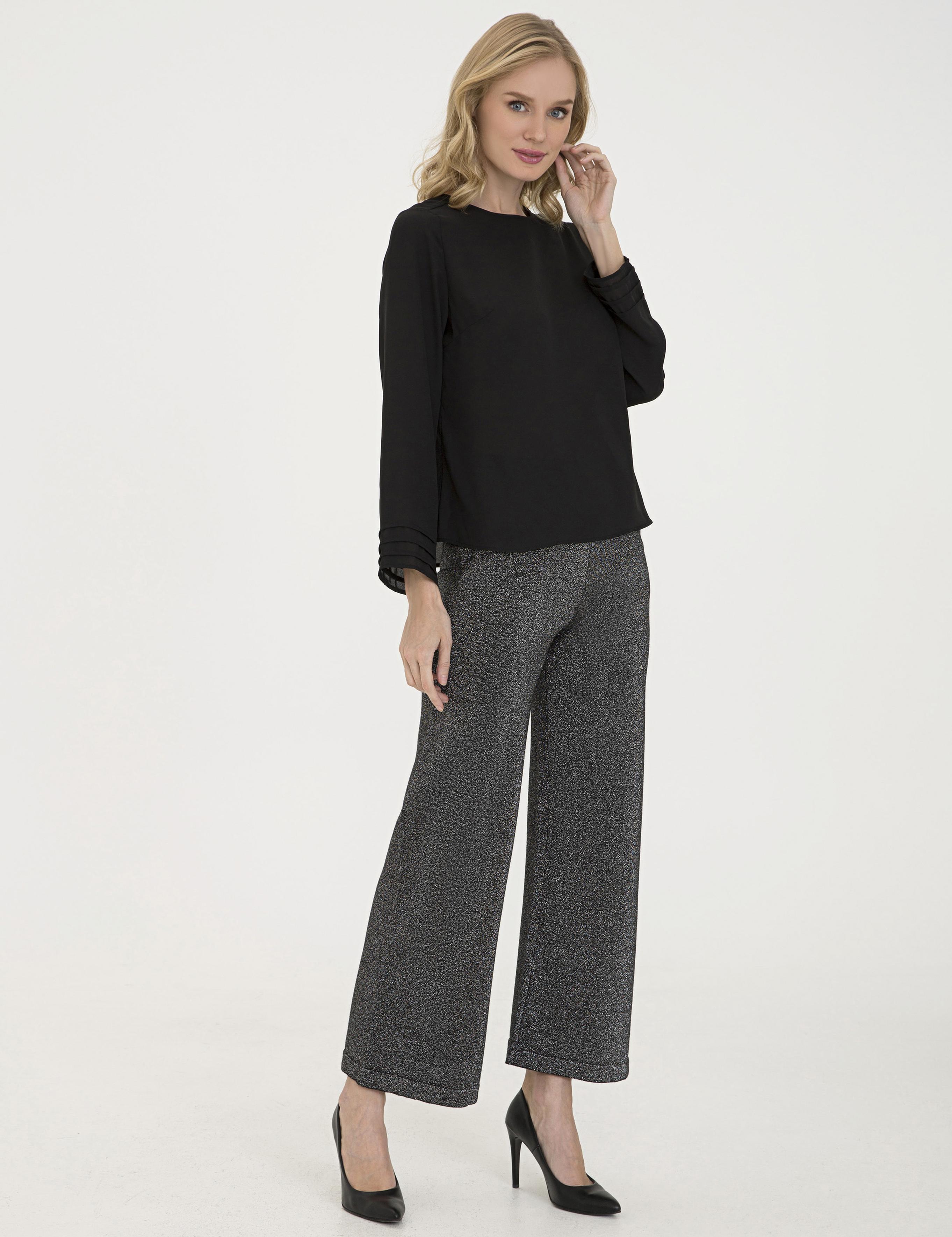 Siyah Uzun Kollu Bluz