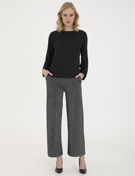 Siyah Uzun Kollu Bluz - 50209181007