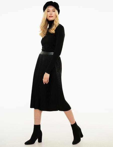 Siyah Dokuma Etek - 50209375026