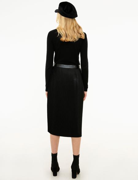 Siyah Dokuma Etek - 50209375026